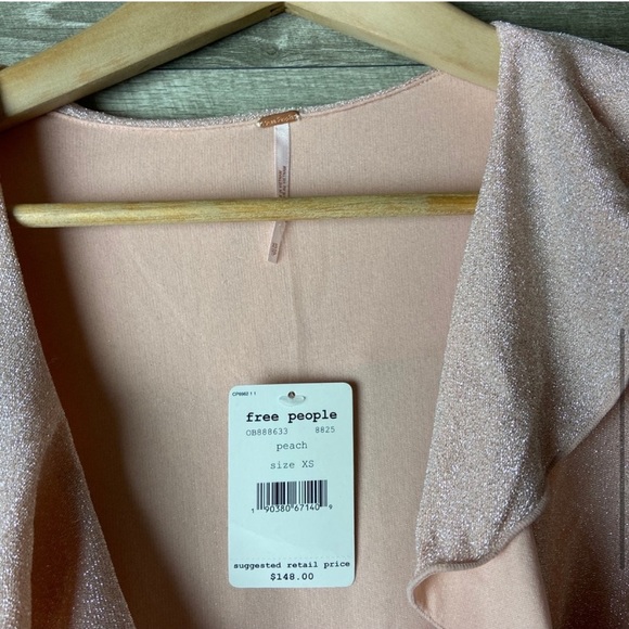 Free people one more time midi wrap lurex dress - Picture 5 of 8